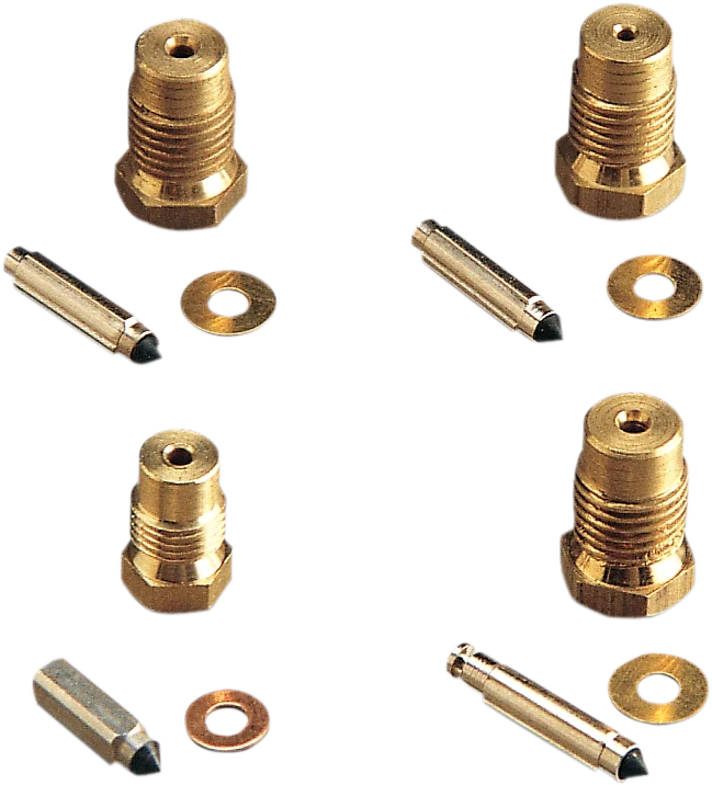WSM Performance Parts Tillotson Needle and Seat Kit - Tri-Flat 07-408 - Main Product View