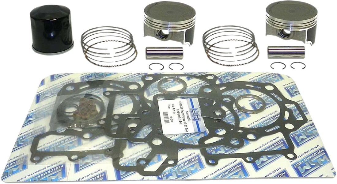 WSM Performance Parts Top End Kit - +1.00 mm - Yamaha 54-544-14 - Side View
