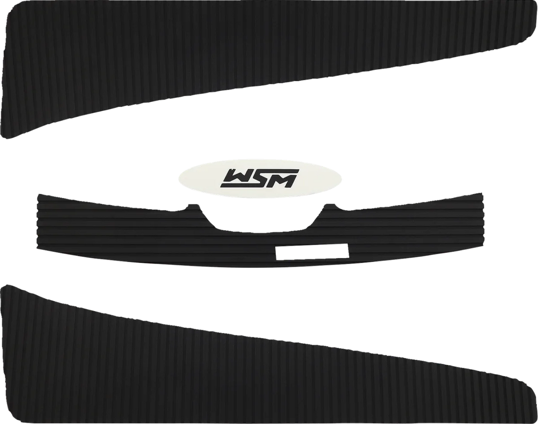 WSM Performance Parts Traction Mat - Black 012-203BLK - Side View