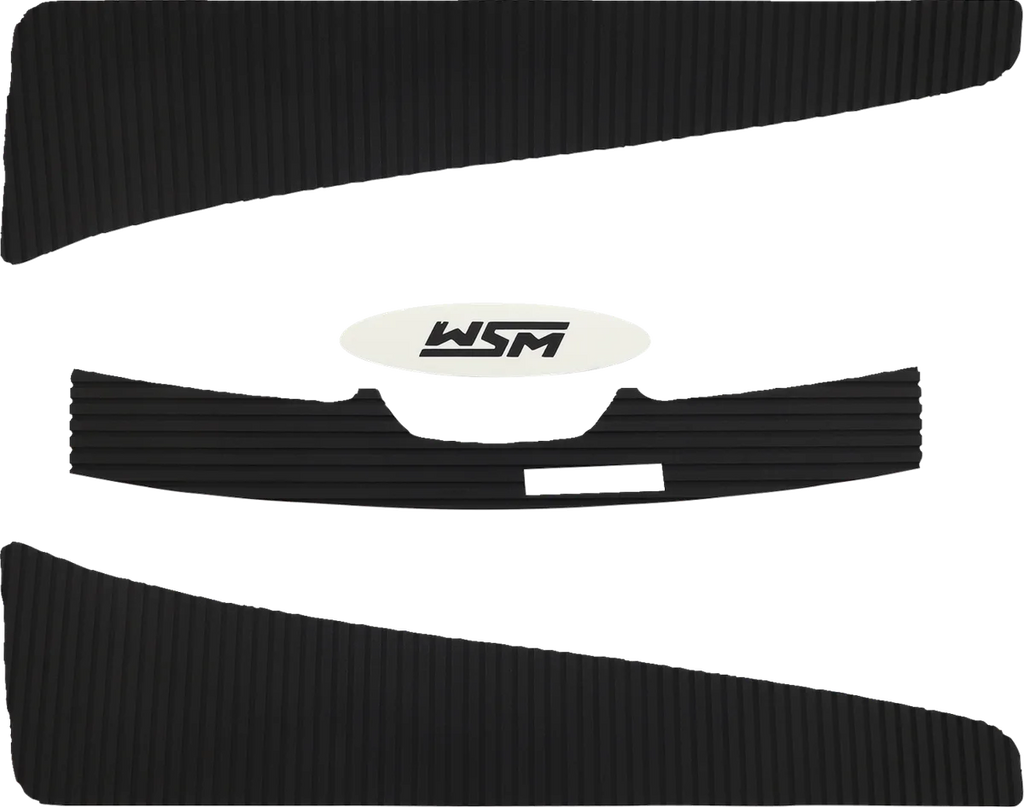 WSM Performance Parts Traction Mat - Black 012-203BLK - Side View