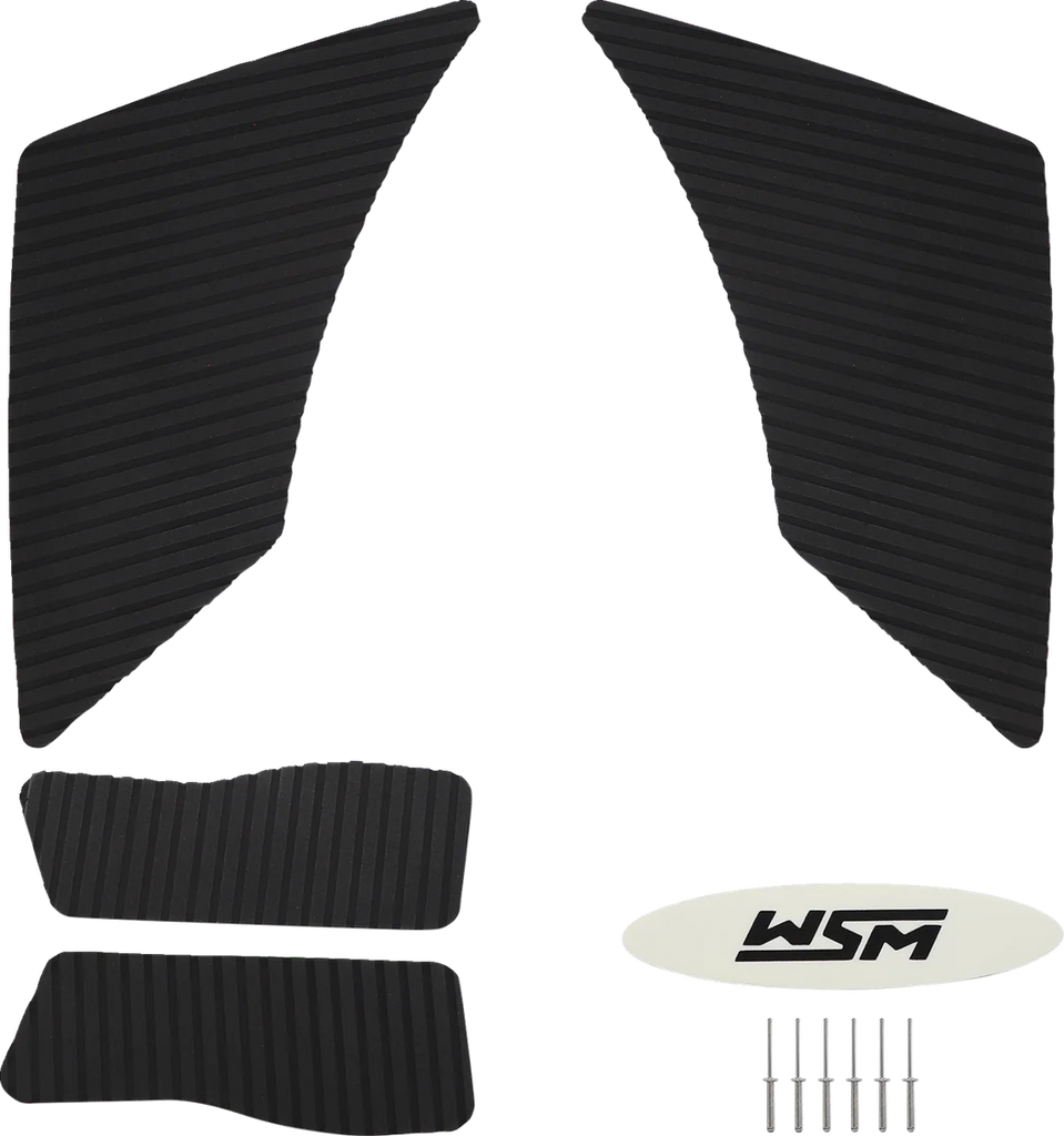 WSM Performance Parts Traction Mat - Black 012-213BLK - Side View