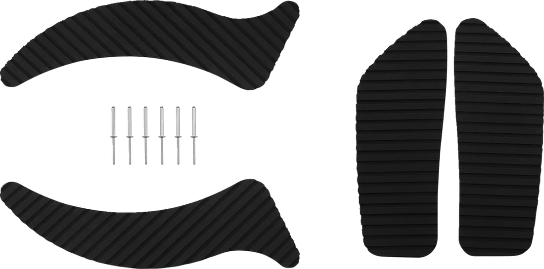 WSM Performance Parts Traction Mat - Black 012-218BLK - Back View