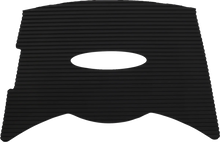 Load image into Gallery viewer, WSM Performance Parts Traction Mat - Black 012-219BLK - Back View