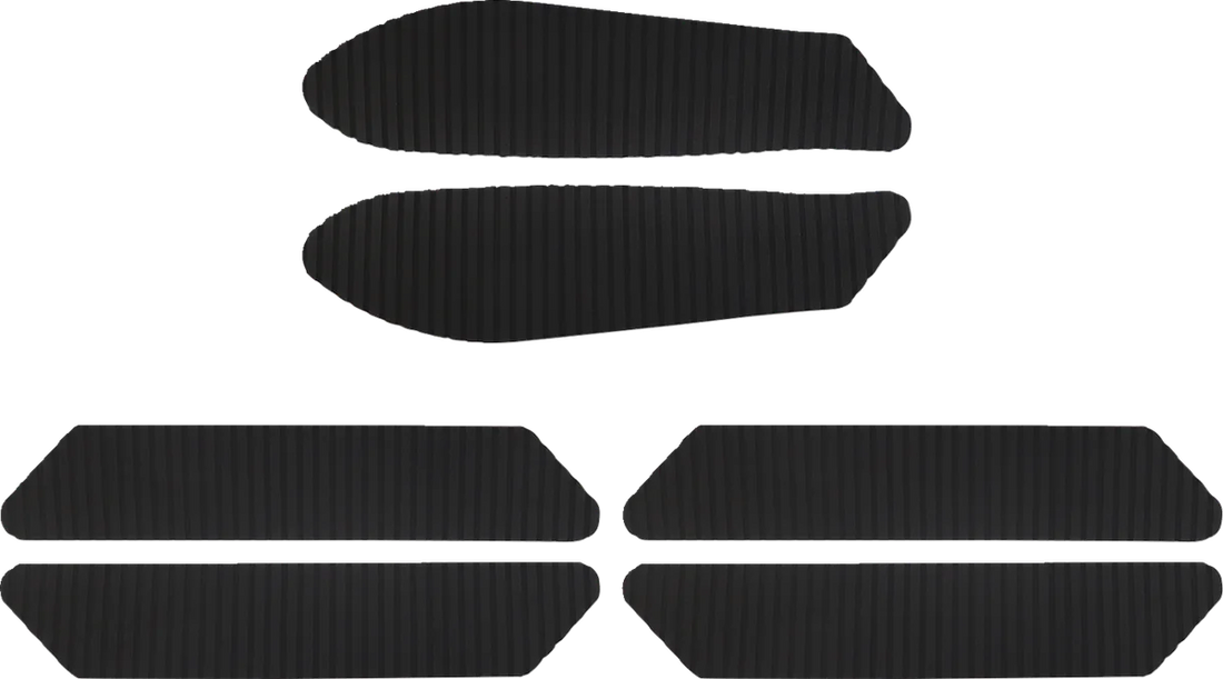 WSM Performance Parts Traction Mat - Black 012-224BLK - Back View