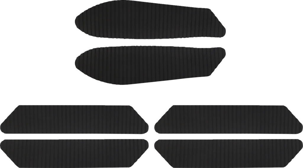 WSM Performance Parts Traction Mat - Black 012-224BLK - Back View