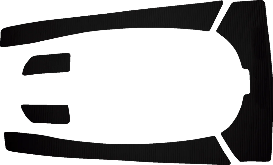 WSM Performance Parts Traction Mat - Black 012-304BLK - Side View