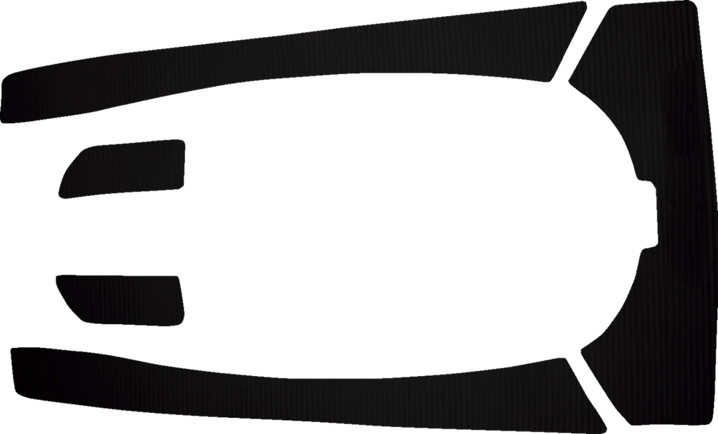 WSM Performance Parts Traction Mat - Black 012-304BLK - Side View