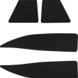 Load image into Gallery viewer, WSM Performance Parts Traction Mat - Black 012-306BLK - Side View