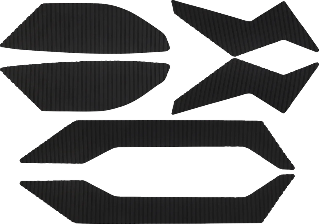 WSM Performance Parts Traction Mat - Black 012-323BLK - Side View