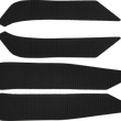 Load image into Gallery viewer, WSM Performance Parts Traction Mat - Black 012-330BLK - Back View