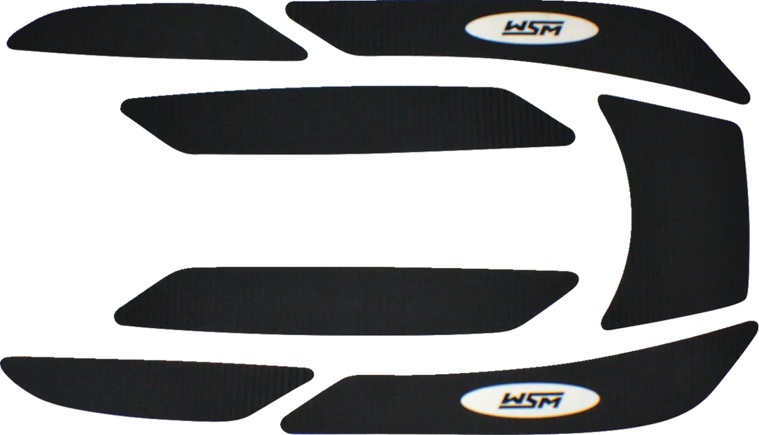 WSM Performance Parts Traction Mat - Black 012-401BLK - Side View