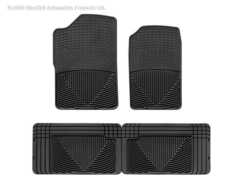 WT Rubber Mats - Front - Blk - Side View