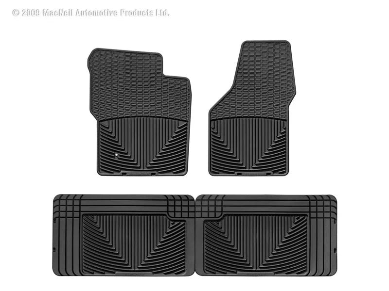 WT Rubber Mats - Front - Blk - Side View