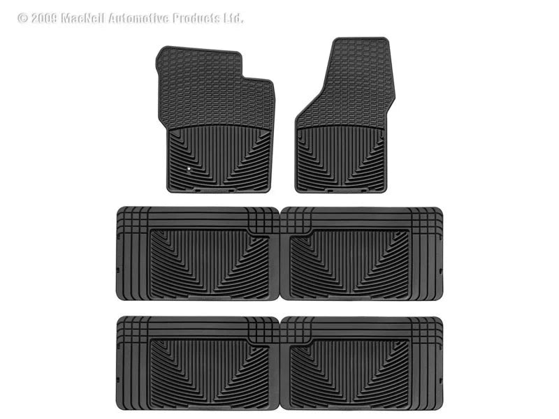WT Rubber Mats - Front - Blk - Main Product View