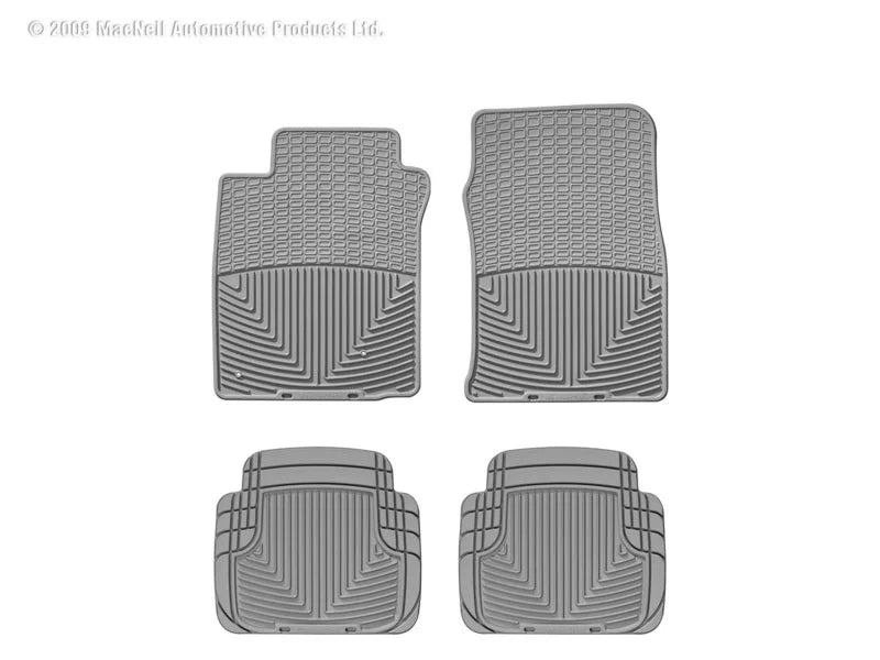 WT Rubber Mats - Front - Grey - Side View