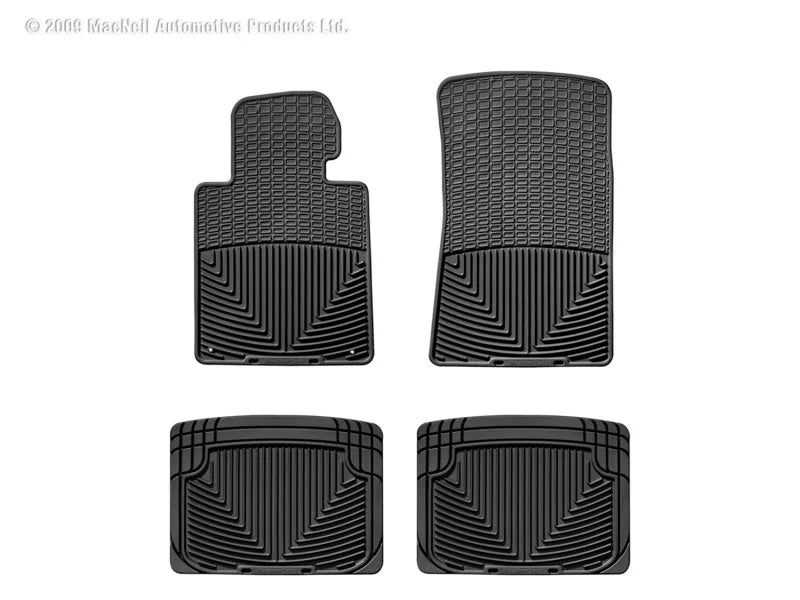 WT Rubber Mats - Rear - Blk - Main Product View
