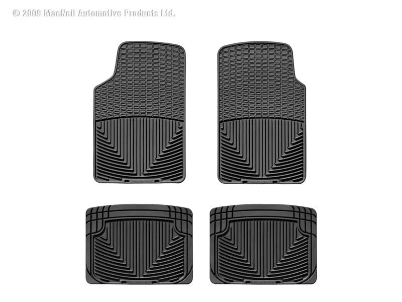WT Rubber Mats - Rear - Blk - Main Product View