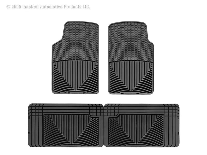 WT Rubber Mats - Rear - Blk - Side View