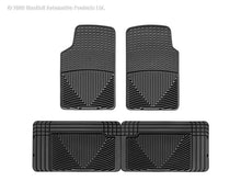 Load image into Gallery viewer, WT Rubber Mats - Rear - Blk - Side View