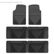 Load image into Gallery viewer, WT Rubber Mats - Rear - Blk - Main Product View