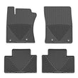 Load image into Gallery viewer, WT Rubber Mats - Rear - Blk - Side View