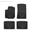 Load image into Gallery viewer, WT Rubber Mats - Rear - Blk - Side View