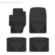 Load image into Gallery viewer, WT Rubber Mats - Rear - Blk - Side View