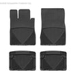 Load image into Gallery viewer, WT Rubber Mats - Rear - Blk - Main Product View
