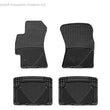 Load image into Gallery viewer, WT Rubber Mats - Rear - Blk - Side View