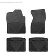 Load image into Gallery viewer, WT Rubber Mats - Rear - Blk - Side View
