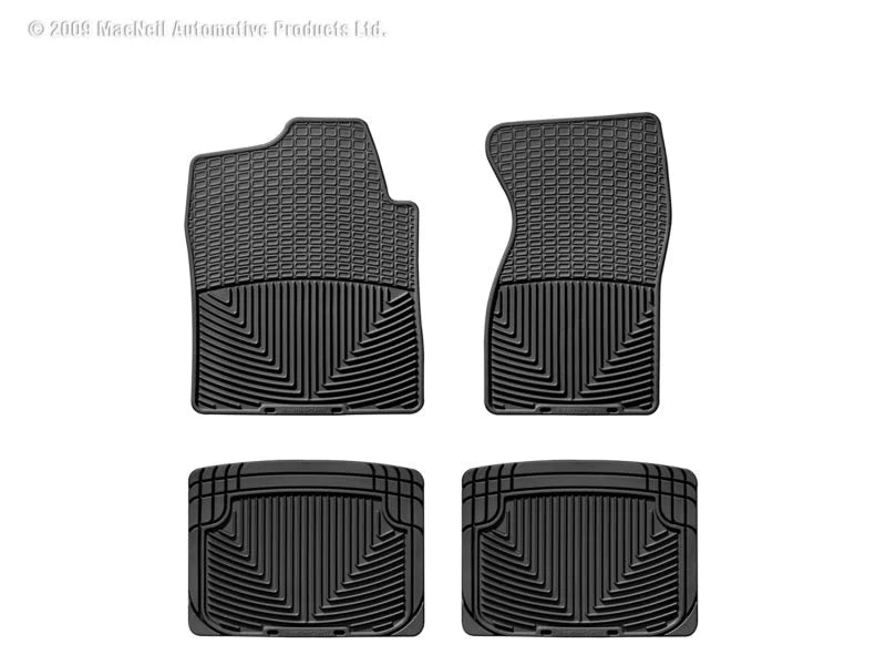 WT Rubber Mats - Rear - Blk - Side View