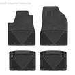Load image into Gallery viewer, WT Rubber Mats - Rear - Blk - Main Product View