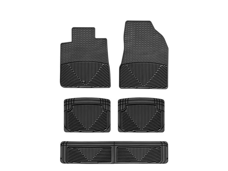 WT Rubber Mats - Rear - Blk - Side View