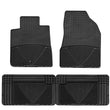 Load image into Gallery viewer, WT Rubber Mats - Rear - Blk - Main Product View
