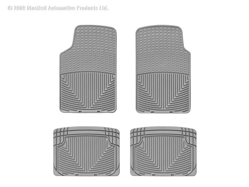 WT Rubber Mats - Rear - Grey - Main Product View