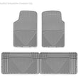 Load image into Gallery viewer, WT Rubber Mats - Rear - Grey - Main Product View
