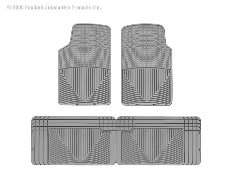WT Rubber Mats - Rear - Grey - Main Product View