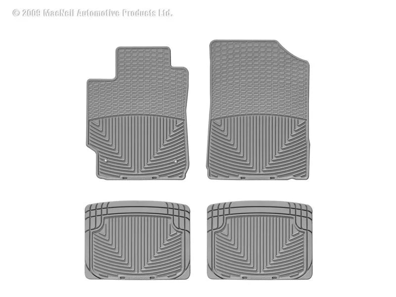 WT Rubber Mats - Rear - Grey - Side View
