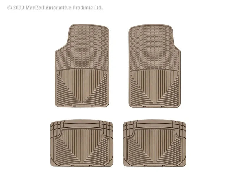 WT Rubber Mats - Rear - Tan - Side View