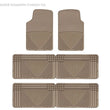 Load image into Gallery viewer, WT Rubber Mats - Rear - Tan - Side View