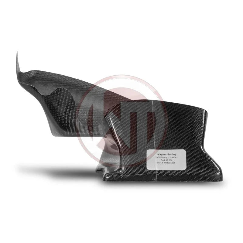 Wagner Tuning Audi S4 B5/A6 2.7T Competition Intercooler Kit w/Carbon Air Shroud - Side View