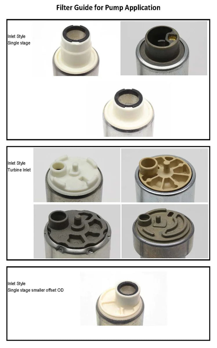 Walbro 190lph Fuel Pump *WARNING - GSS 278* - Back View