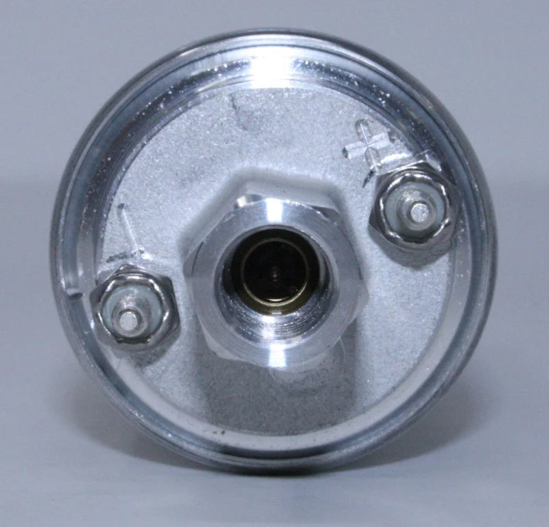 Walbro 255lph Universal In-Line High Pressure Fuel Pump *WARNING - GSL 392* - Back View
