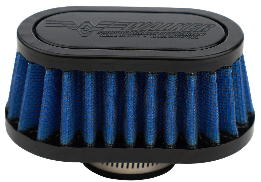 Walker Performance Filtration 1-1/2in Oval Breather 3000630