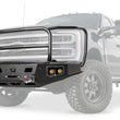 Load image into Gallery viewer, Warn ASCENT HD BUMPER WITH FULL GUARD 110630 fits Ford Super Duty - Side View