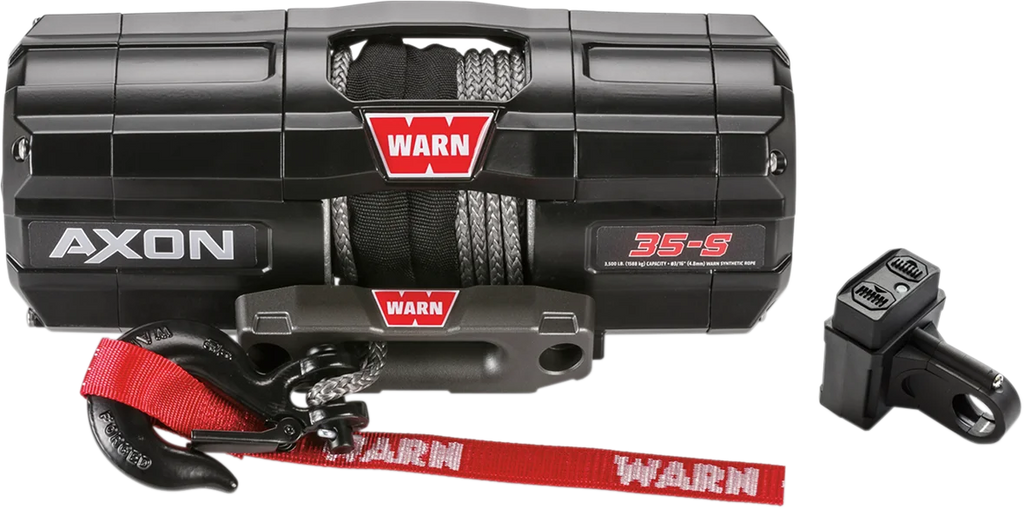 Warn AXON 35-S Winch - Synthetic Rope 101130 - Installation View