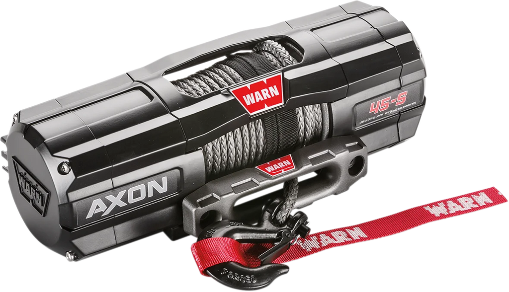 Warn AXON 45-S Winch - Synthetic Rope 101140 - Back View