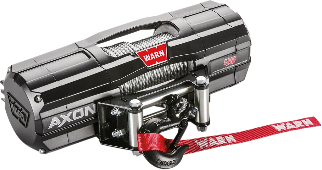 Warn AXON 45 Winch - Wire Rope 101145 - Side View