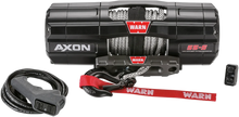 Load image into Gallery viewer, Warn AXON 55-S Winch - Synthetic Rope 101150 - Back View