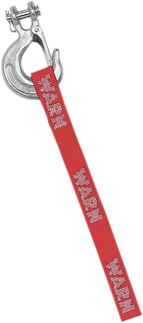 Warn Axon Hook With Strap 89541 - Side View